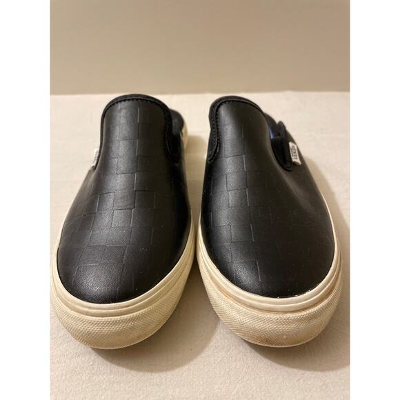 Van's Womens Size US 5.5 Ultra‎ Cush Slip-on Shoes Slides Black - Picture 1 of 6